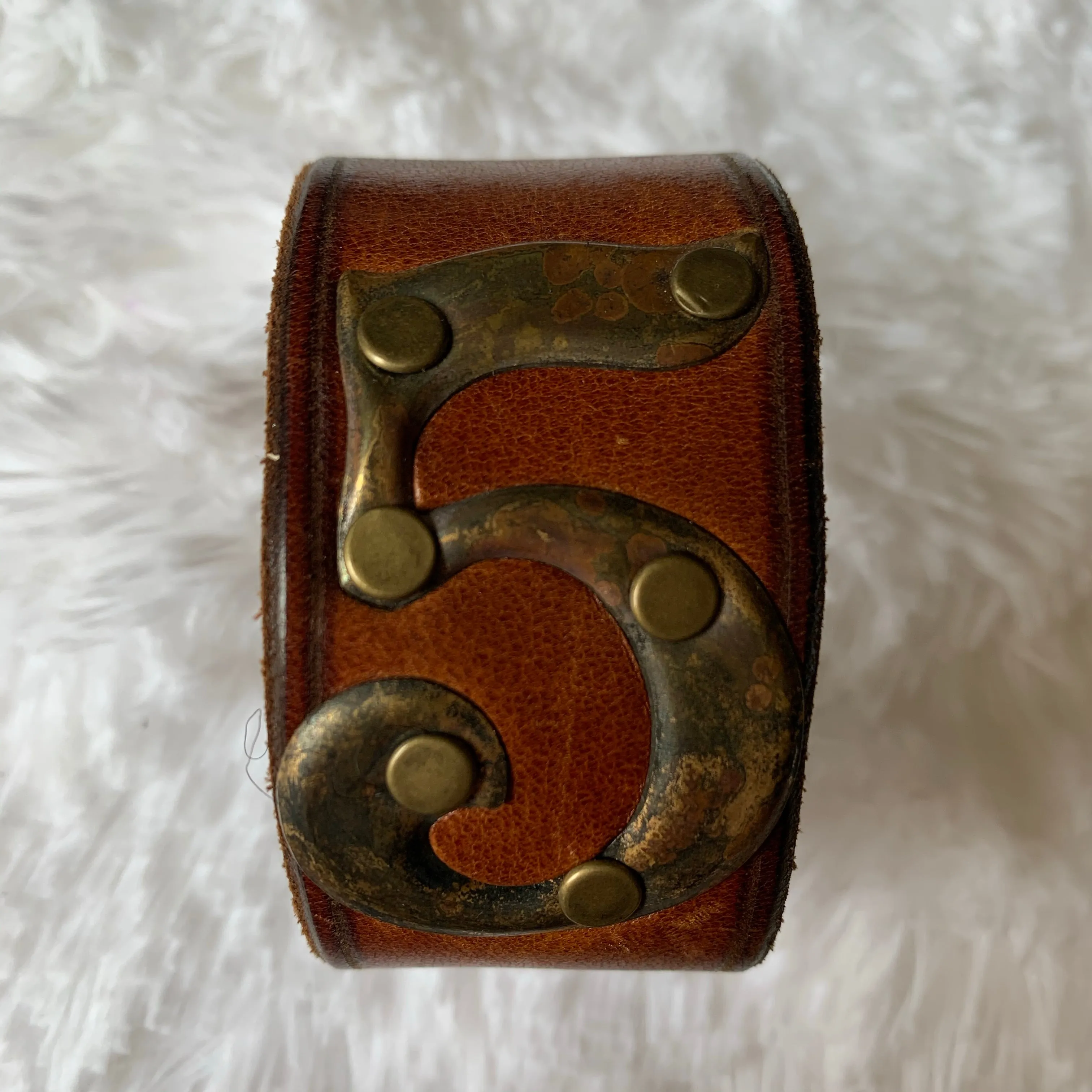 Leather Belt Cuff