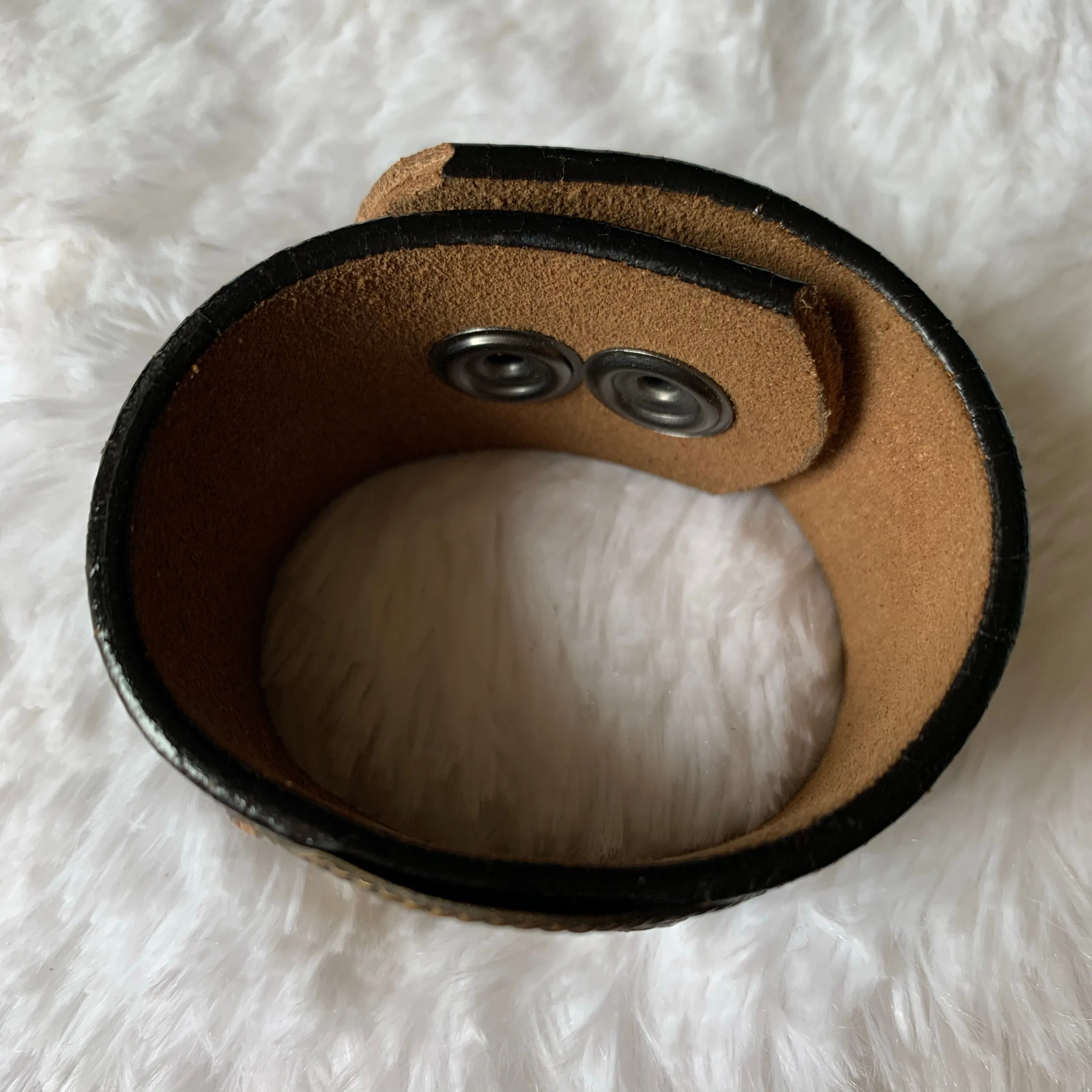 Leather Belt Cuff