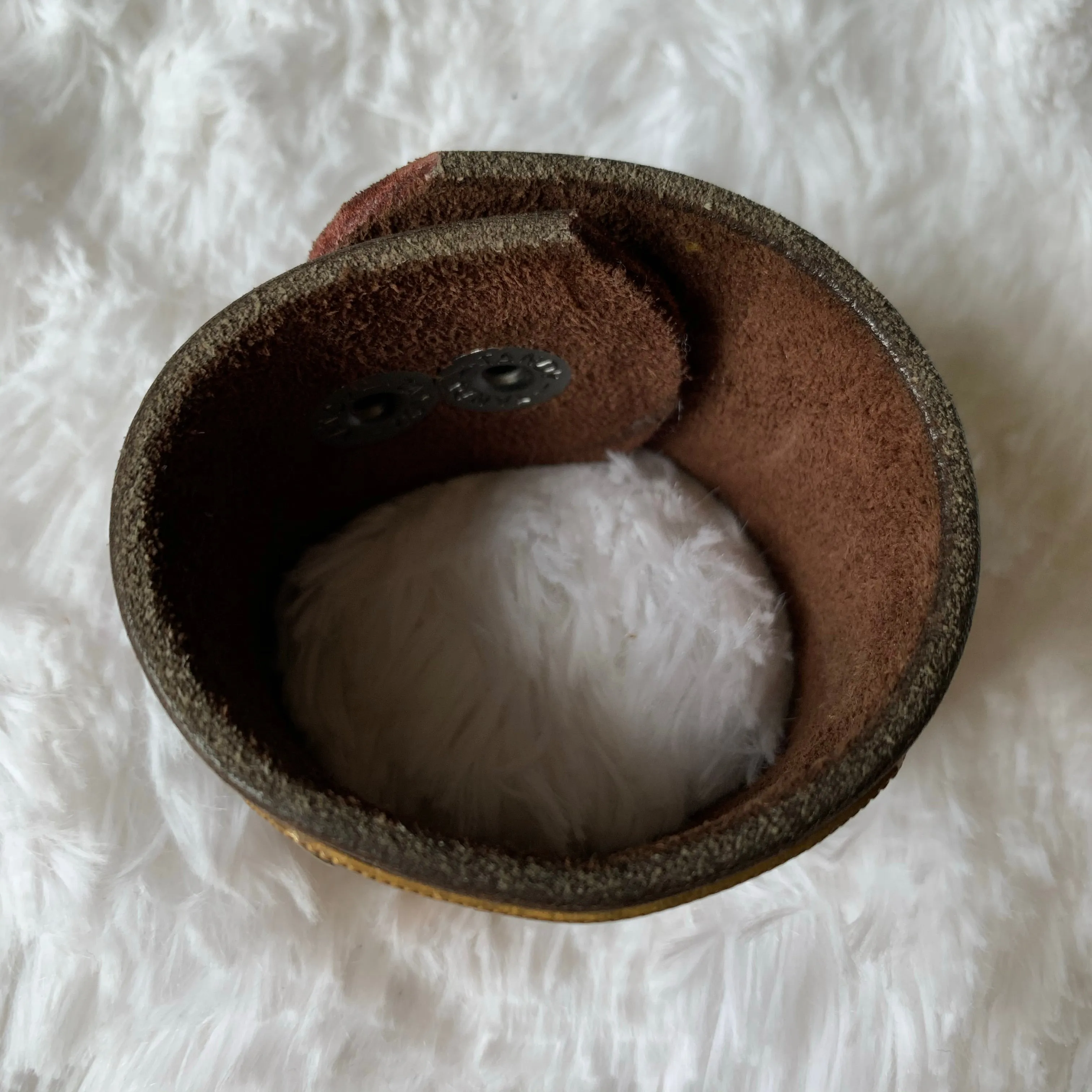 Leather Belt Cuff