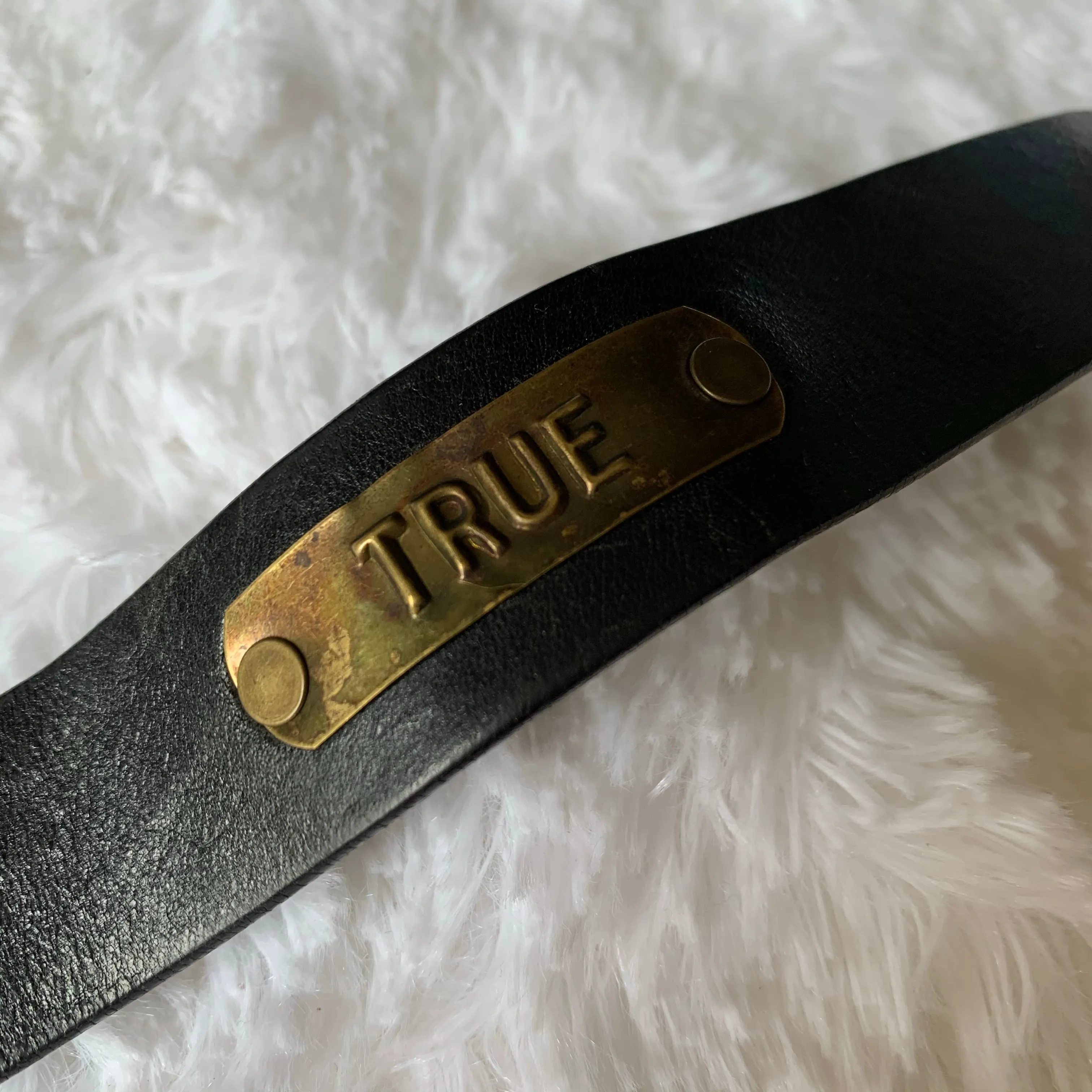 Leather Belt Cuff