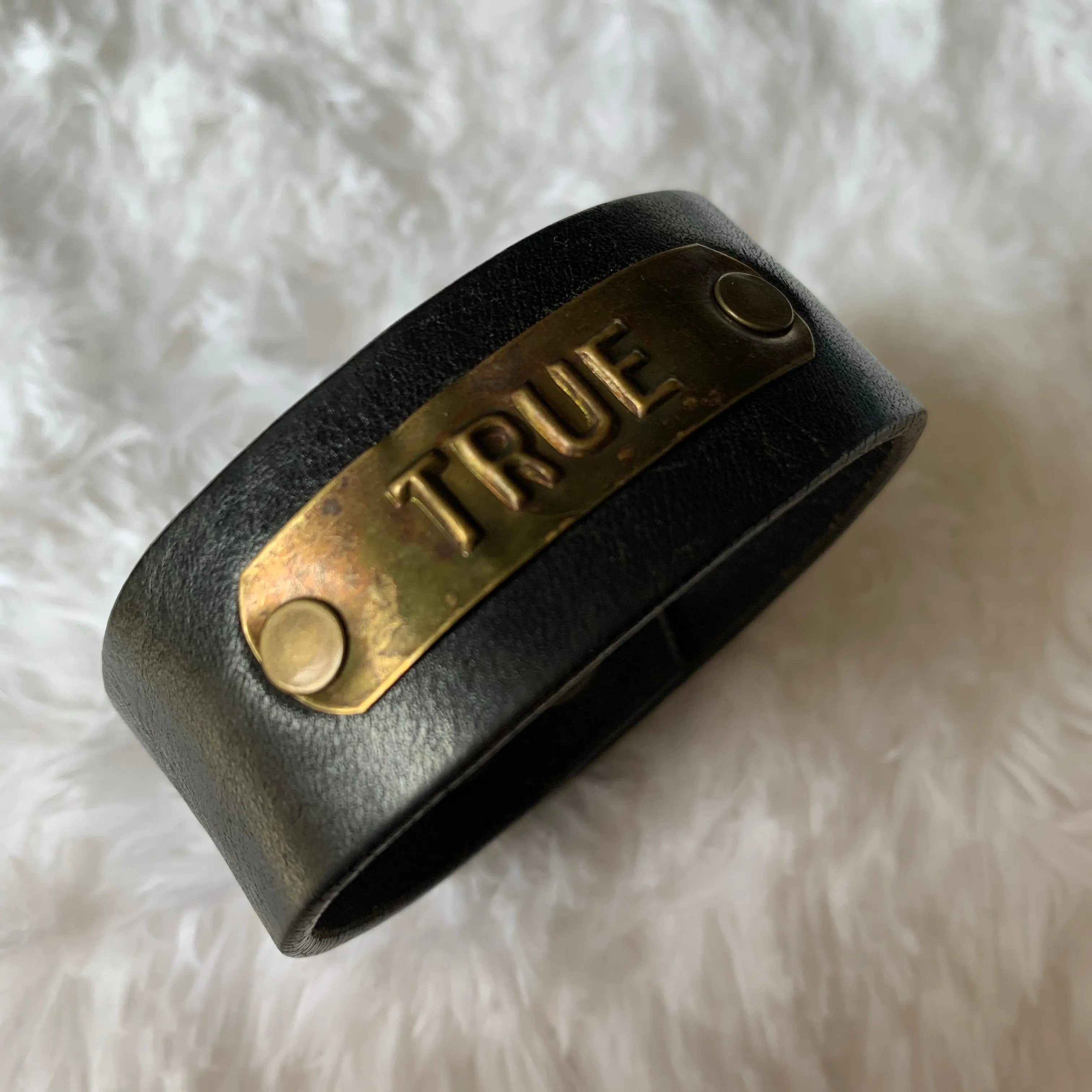 Leather Belt Cuff