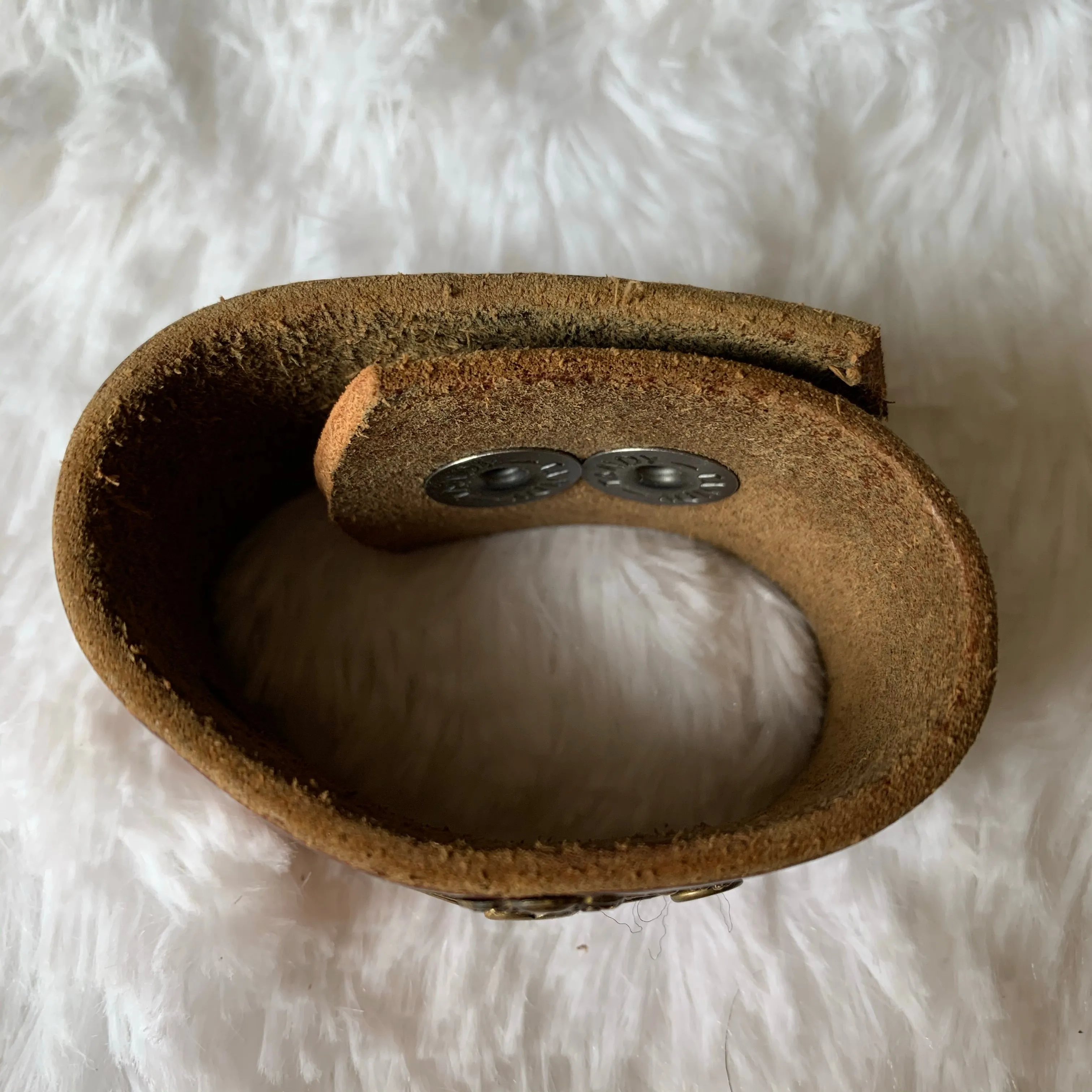 Leather Belt Cuff