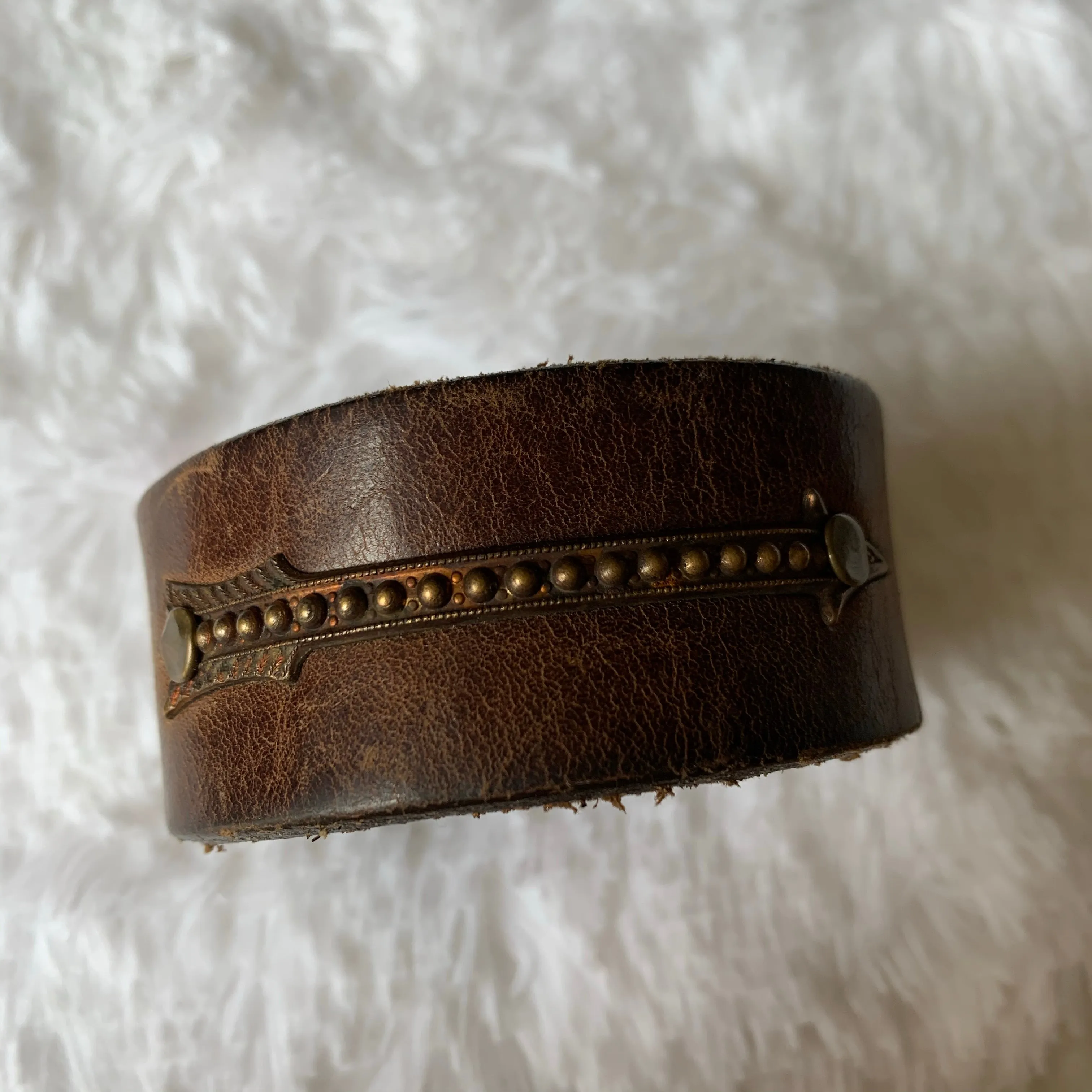 Leather Belt Cuff
