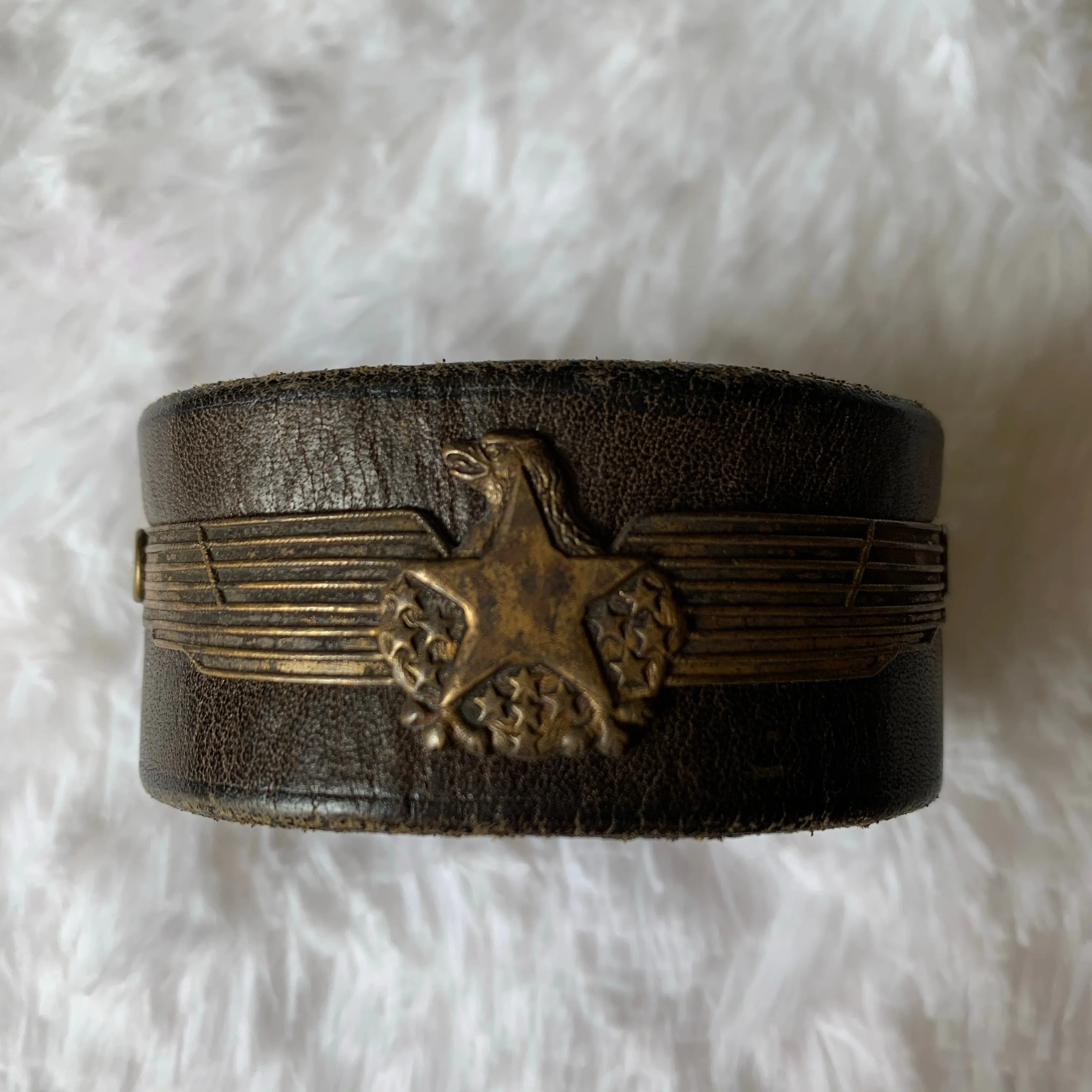 Leather Belt Cuff