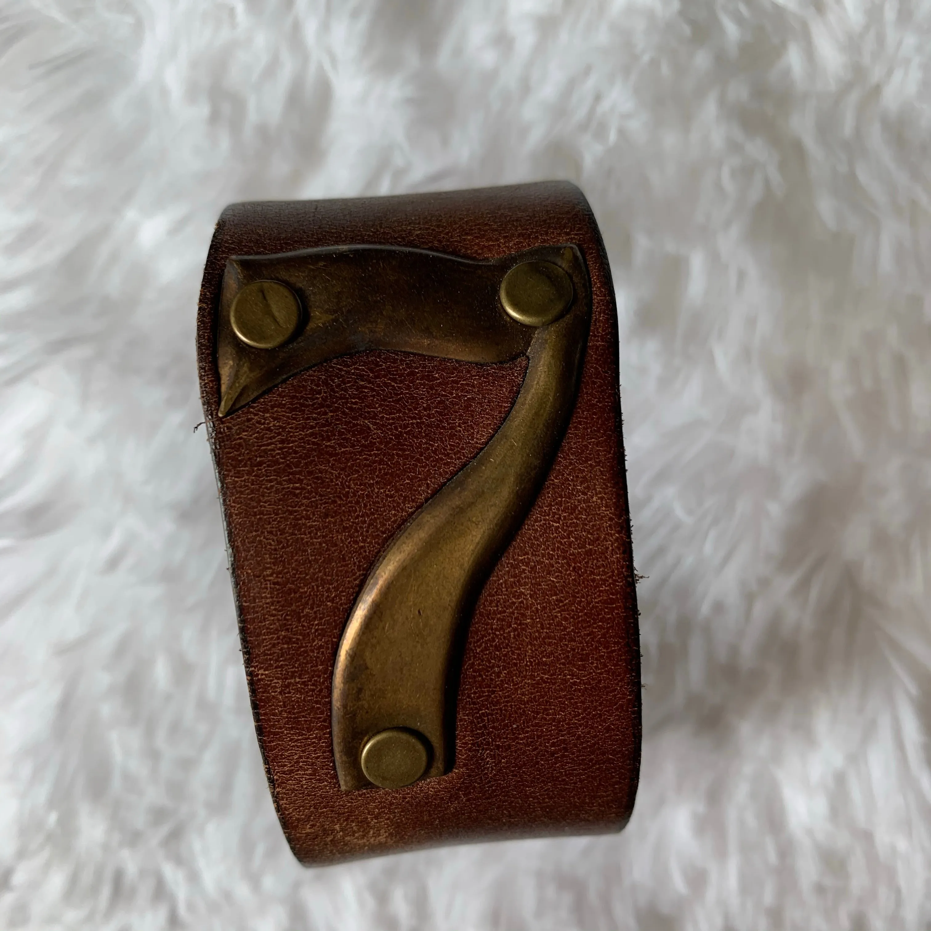 Leather Belt Cuff