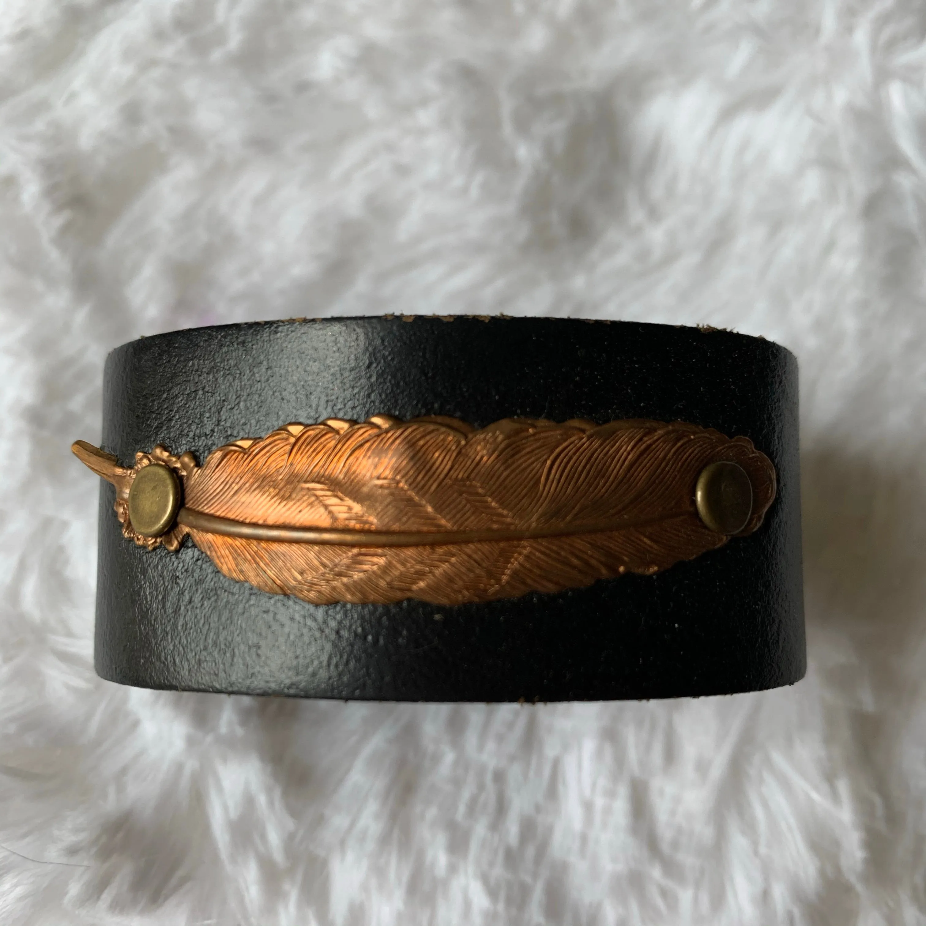 Leather Belt Cuff