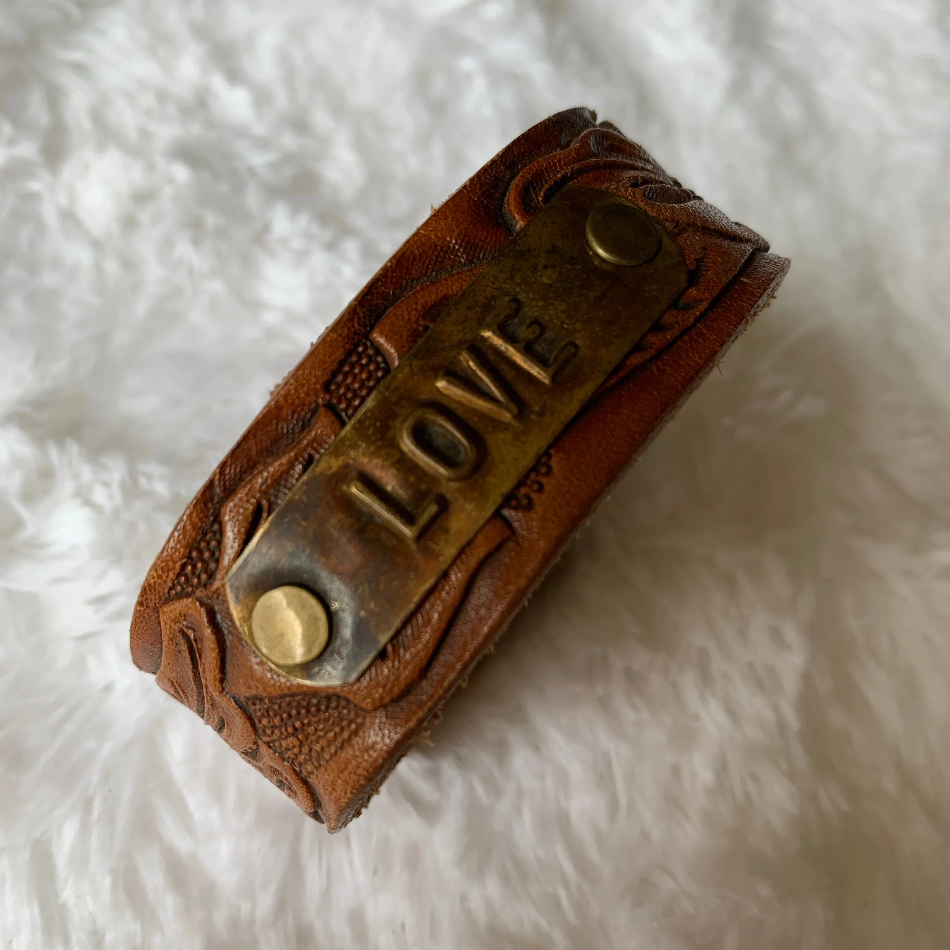 Leather Belt Cuff