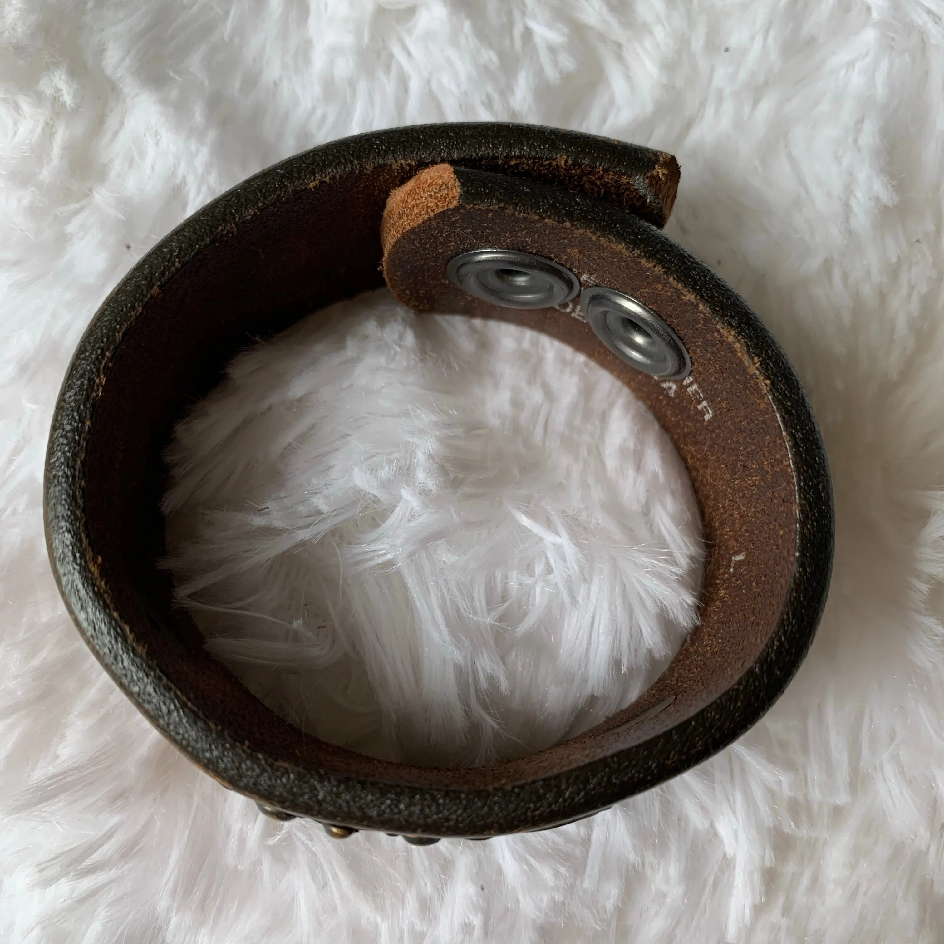 Leather Belt Cuff