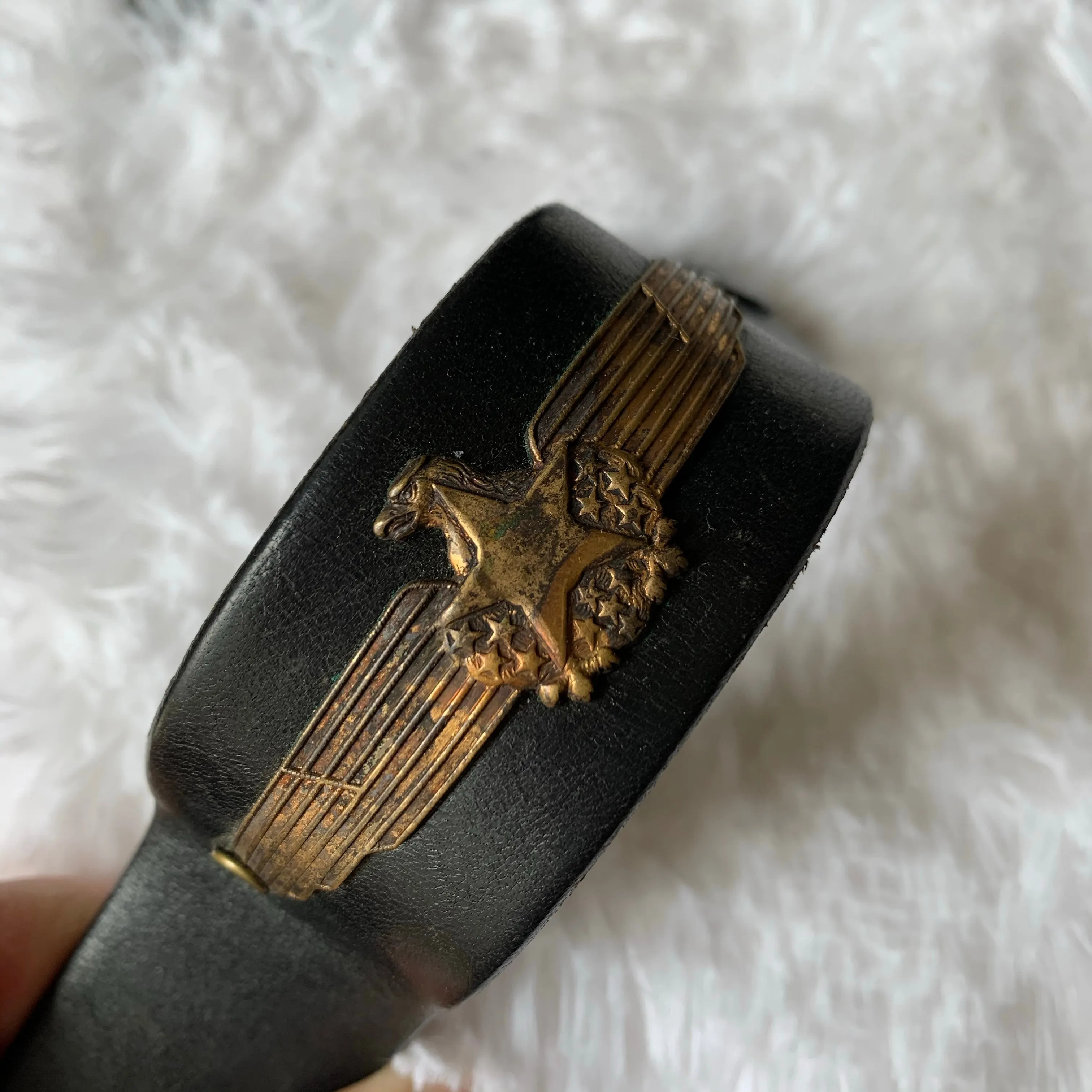 Leather Belt Cuff