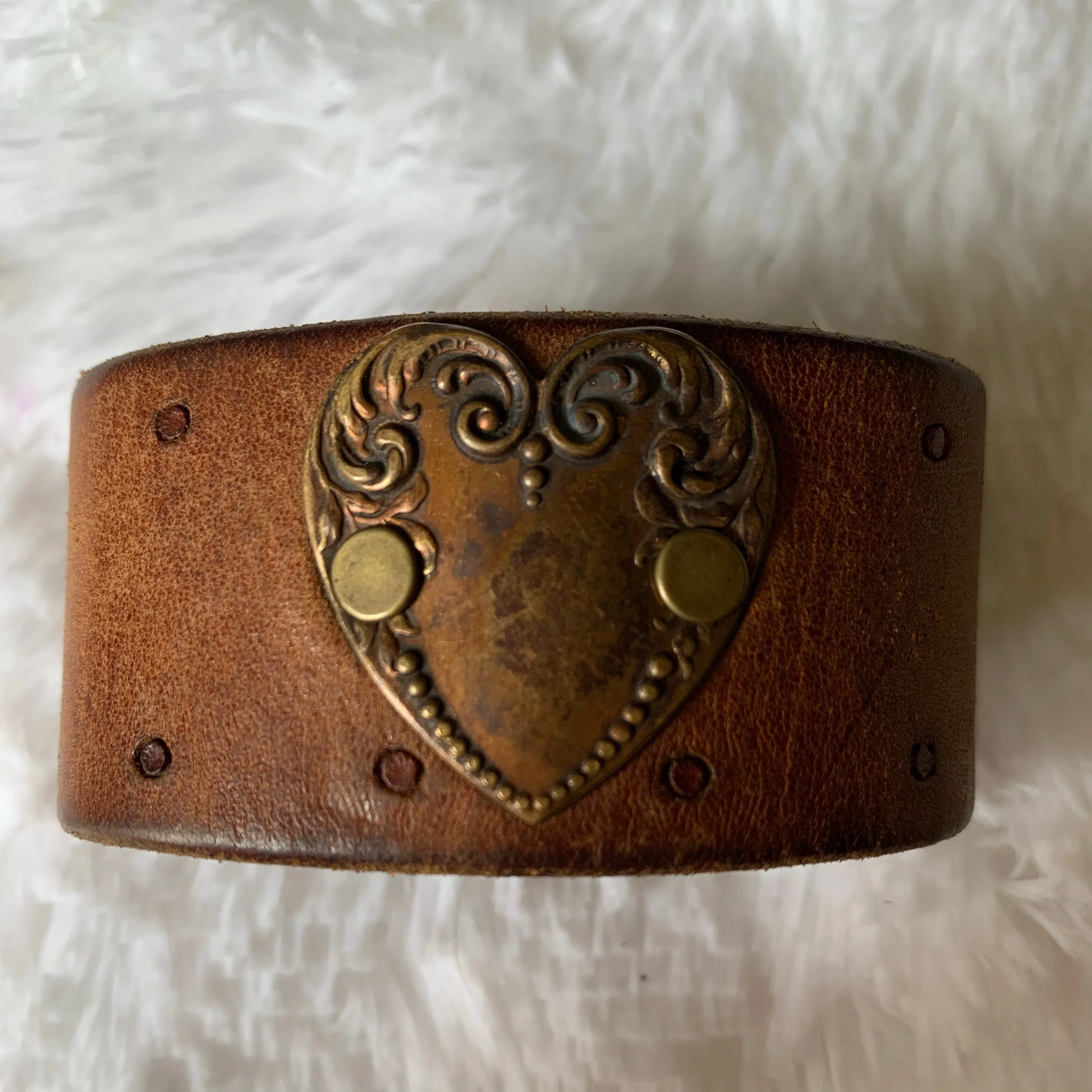 Leather Belt Cuff