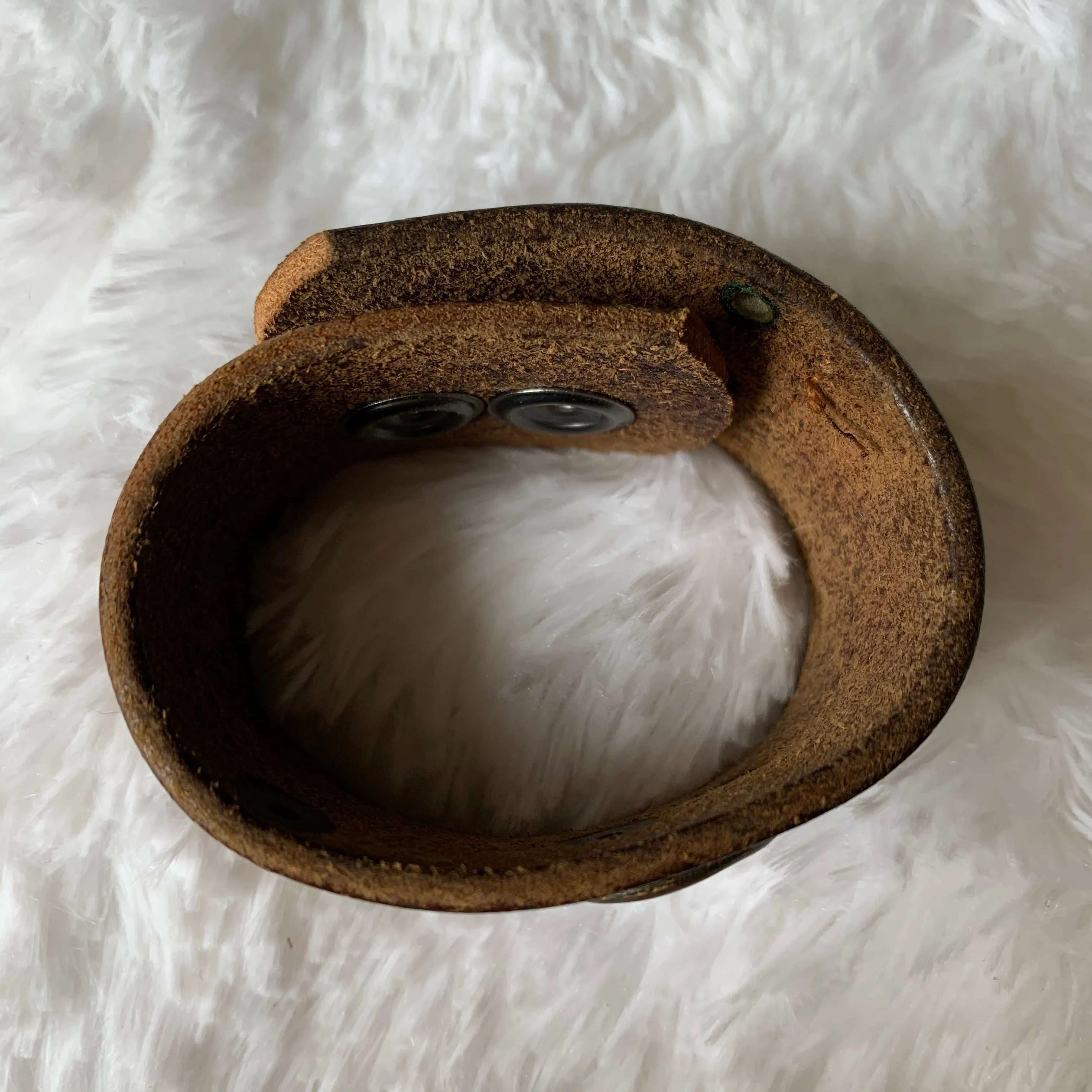 Leather Belt Cuff