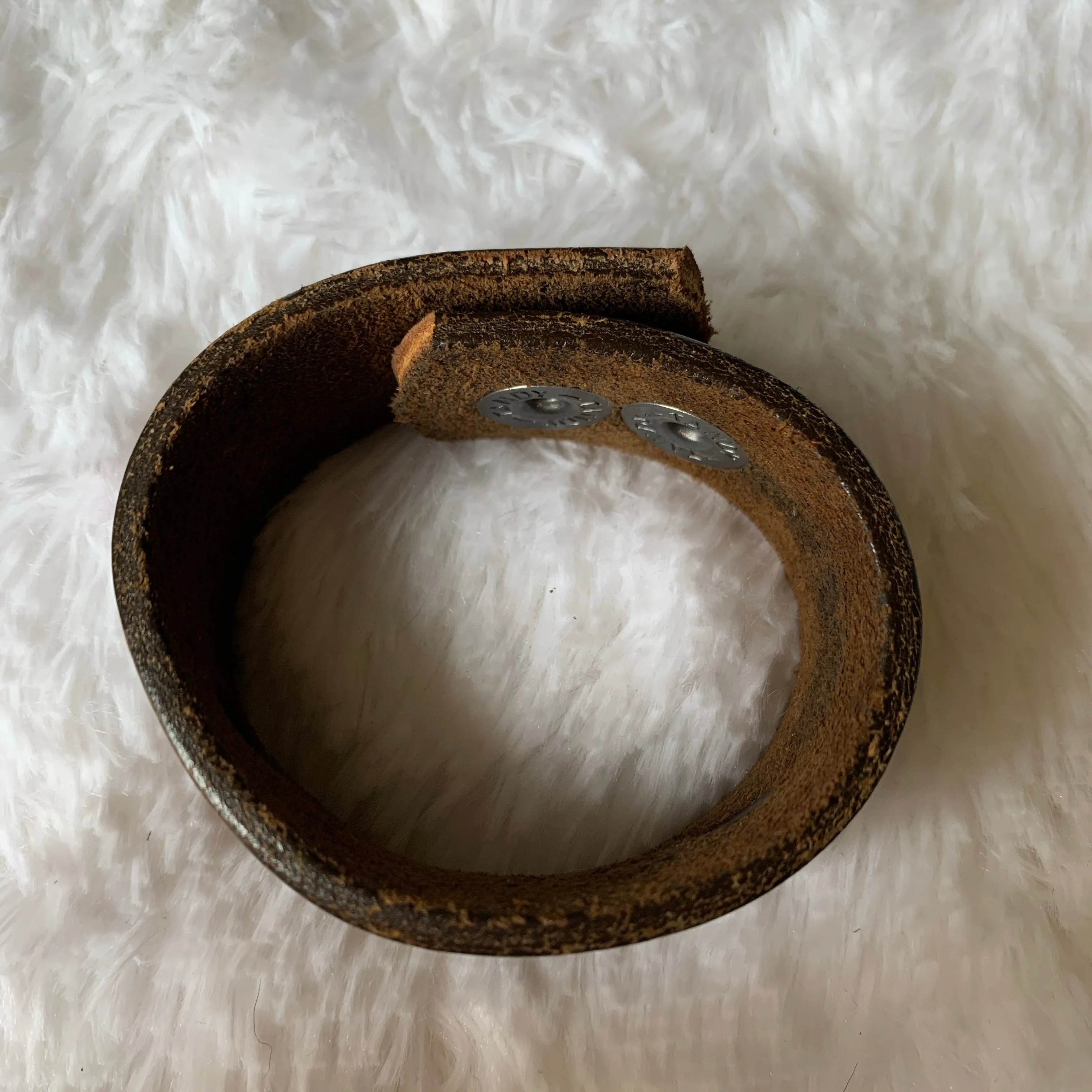 Leather Belt Cuff