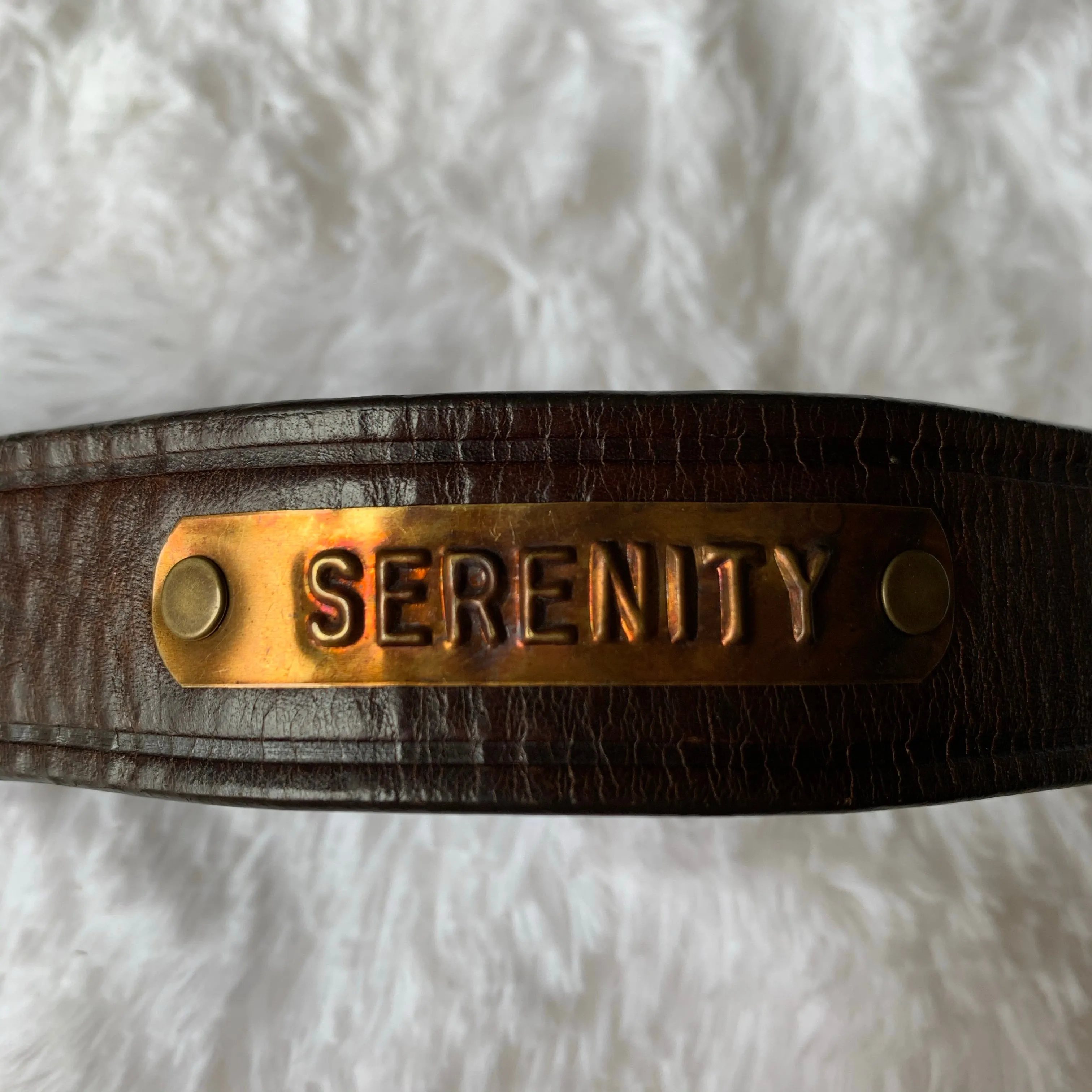 Leather Belt Cuff