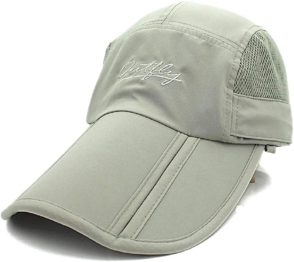 LLmoway Mens Womens Kids Sun Protection Fishing Hat Safari Flap Cap Quick Dry