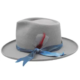 Melegari Fedora hat Street Musician Flat Brim