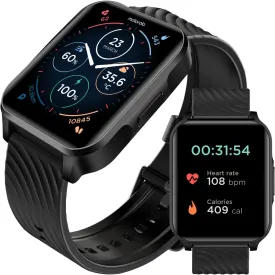 Motorola Moto Watch 70 - Health and Fitness Bluetooth Smartwatch for Every Day Wear, Advanced Health Features, Up to 10 Days Battery Life - Compatible with Android and iOS, Phantom Black