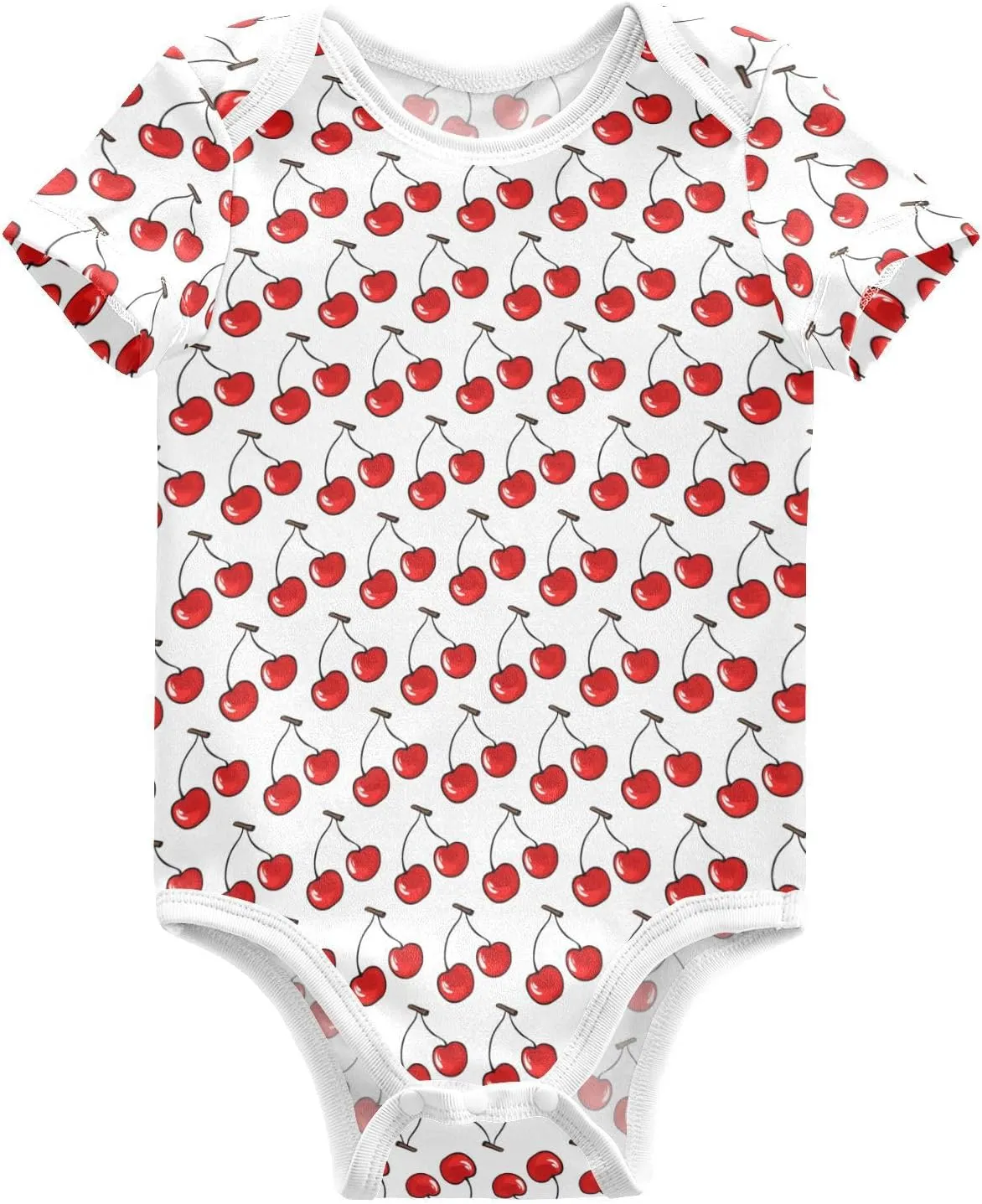 Ollabaky Unisex Baby Bodysuits Short-Sleeve Cotton Baby Clothes for Girls Boys 0-24 Months