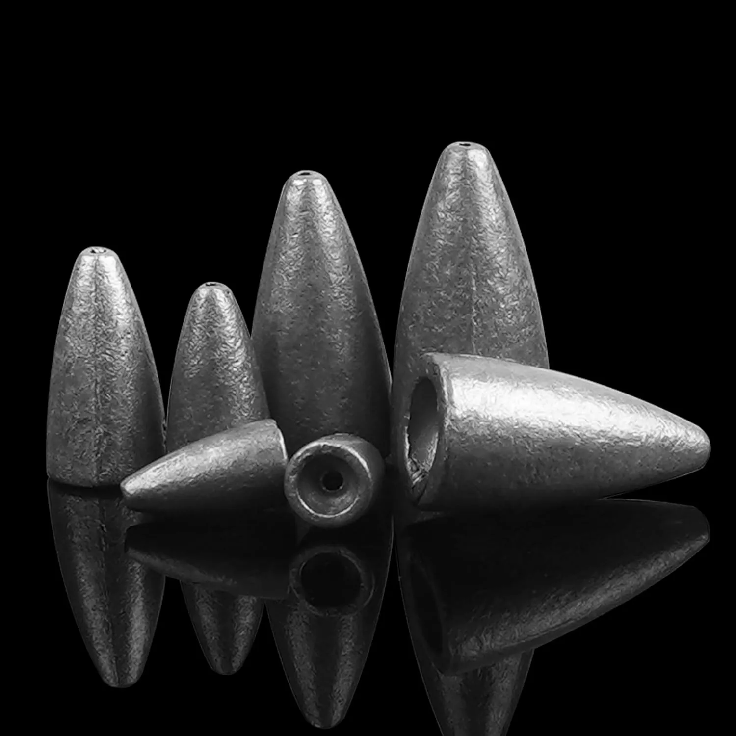 OROOTL Bullet Fishing Weights Sinkers Kit, 29/83pcs Worm Weights Assortment Bullet Sinkers Slip Weight for Bass Fishing Texas Rigs Carolina Rig Freshwater Saltwater Gear Tackle