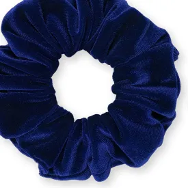 Plush Velvet Scrunchie Available in 3 Sizes Made in the USA Navy