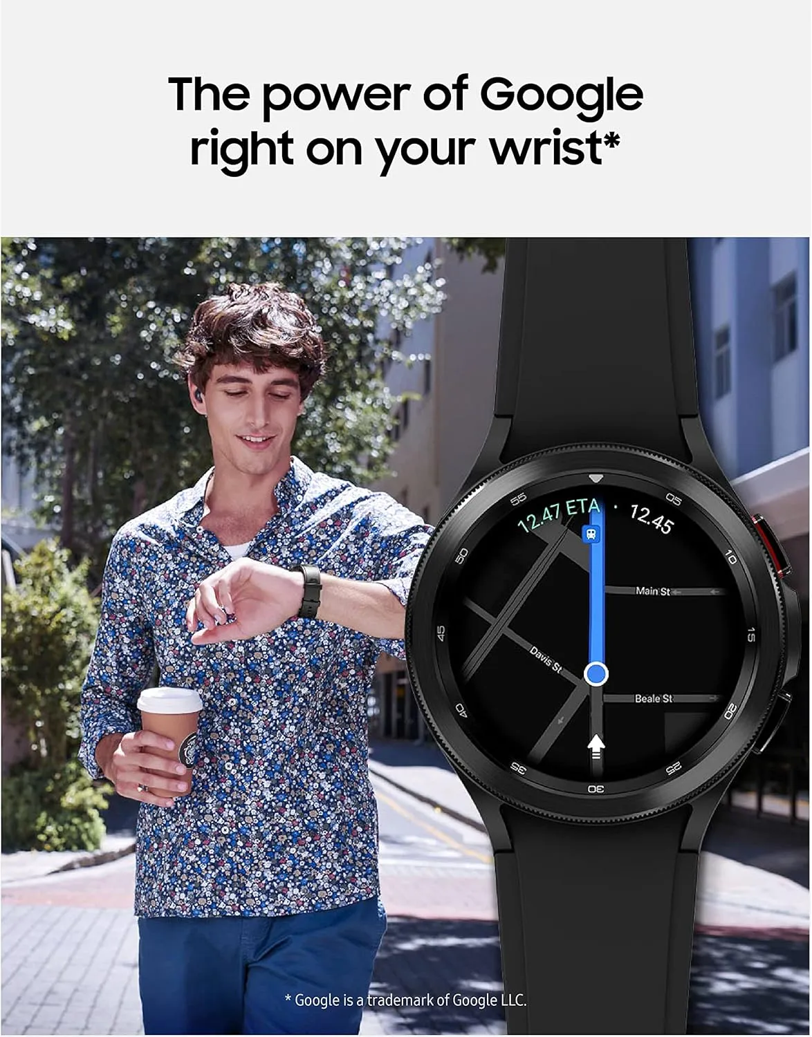 SAMSUNG Galaxy Watch 4 LTE 46mm Smartwatch with ECG Monitor Tracker for Health, Fitness, Running, Sleep Cycles, GPS Fall Detection, LTE, US Version, Black