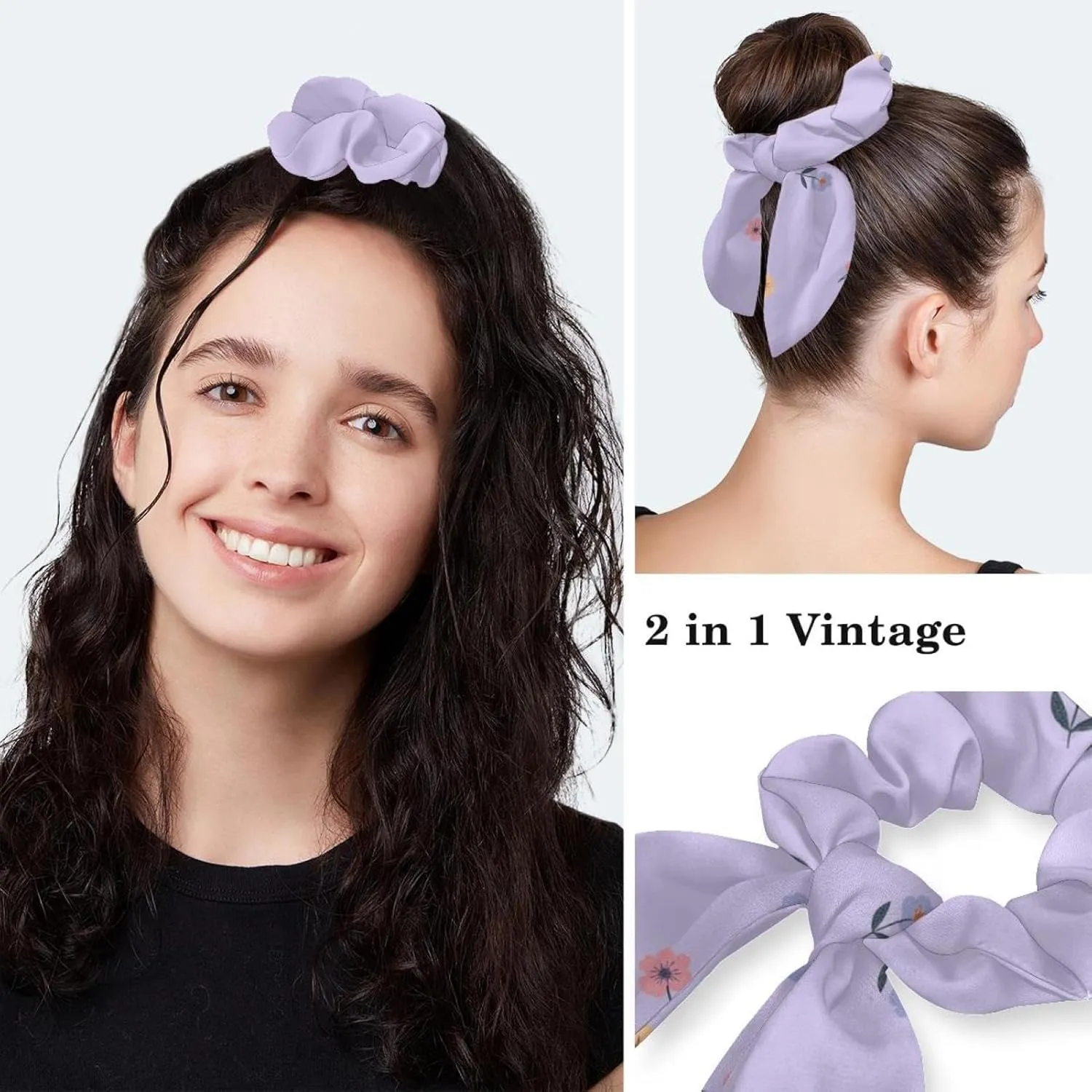 Scrub Cap with Scrunchies, Corgi Working Hat Hair Cover, Adjustable Tie Back Hats for Women