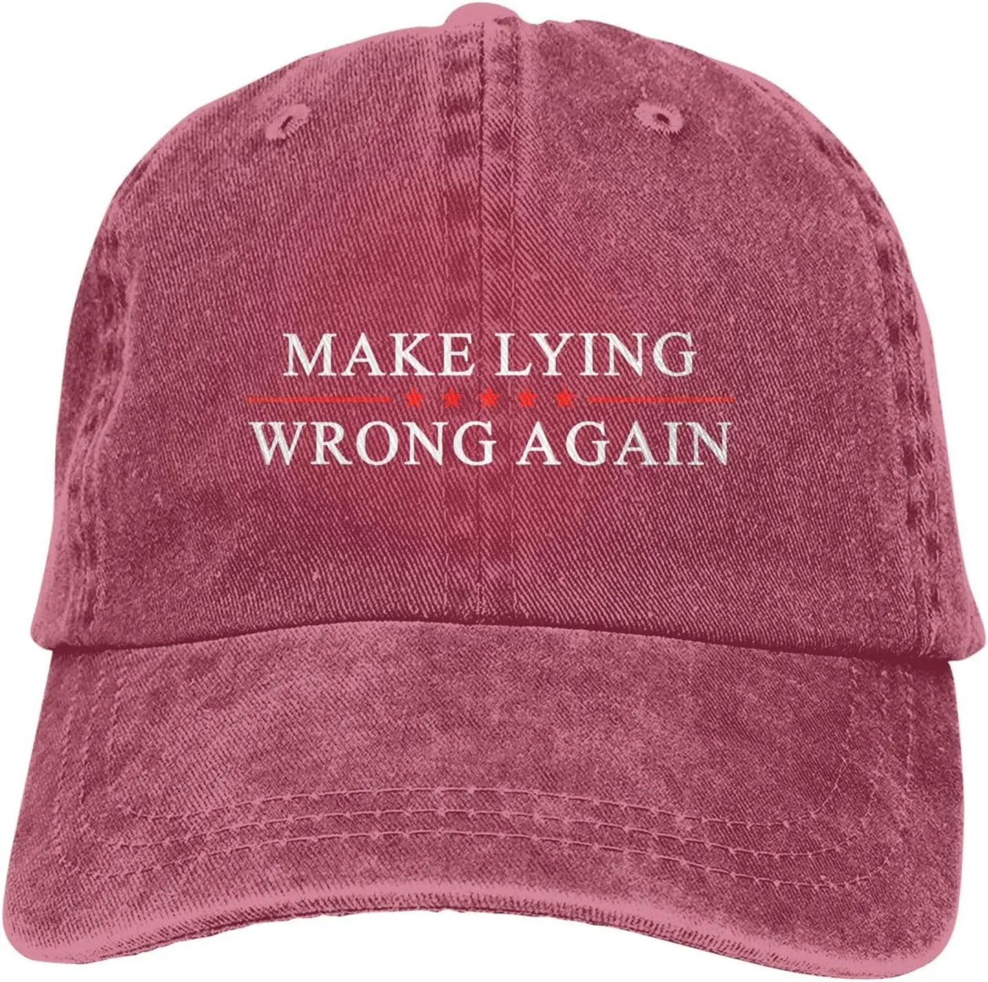 Sefgaen Make Lying Wrong Again Hat for Men Dad Hats Funny Hats