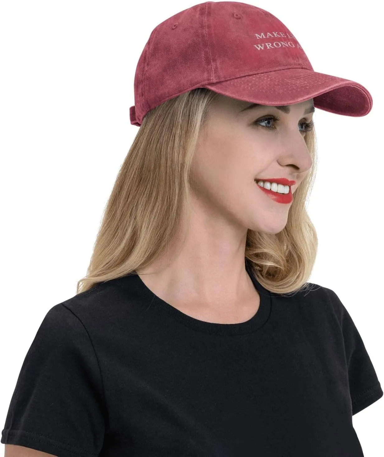 Sefgaen Make Lying Wrong Again Hat for Men Dad Hats Funny Hats