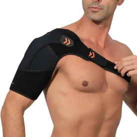 Shoulder Brace for Women and Men, Shoulder Support Brace and Arm Sling, Adjustable Arm Compression Sleeve for AC Joint Pain Relief, Torn Rotator Cuff, Injuries(One Size Fit Most, Right/Left)