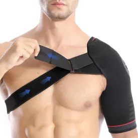 SPOBTRACE Shoulder Brace For Torn Rotator Cuff, Adjustable Shoulder Support Brace Compression Sleeve Arm Sling Immobilizer For Pain Relief,Sleep,Injuries,Men and Women