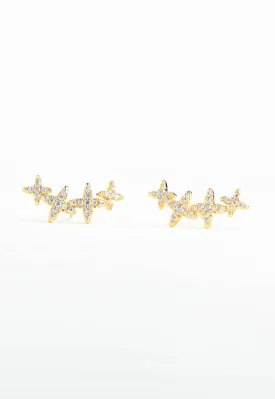 Star Gazing Crawler Earrings