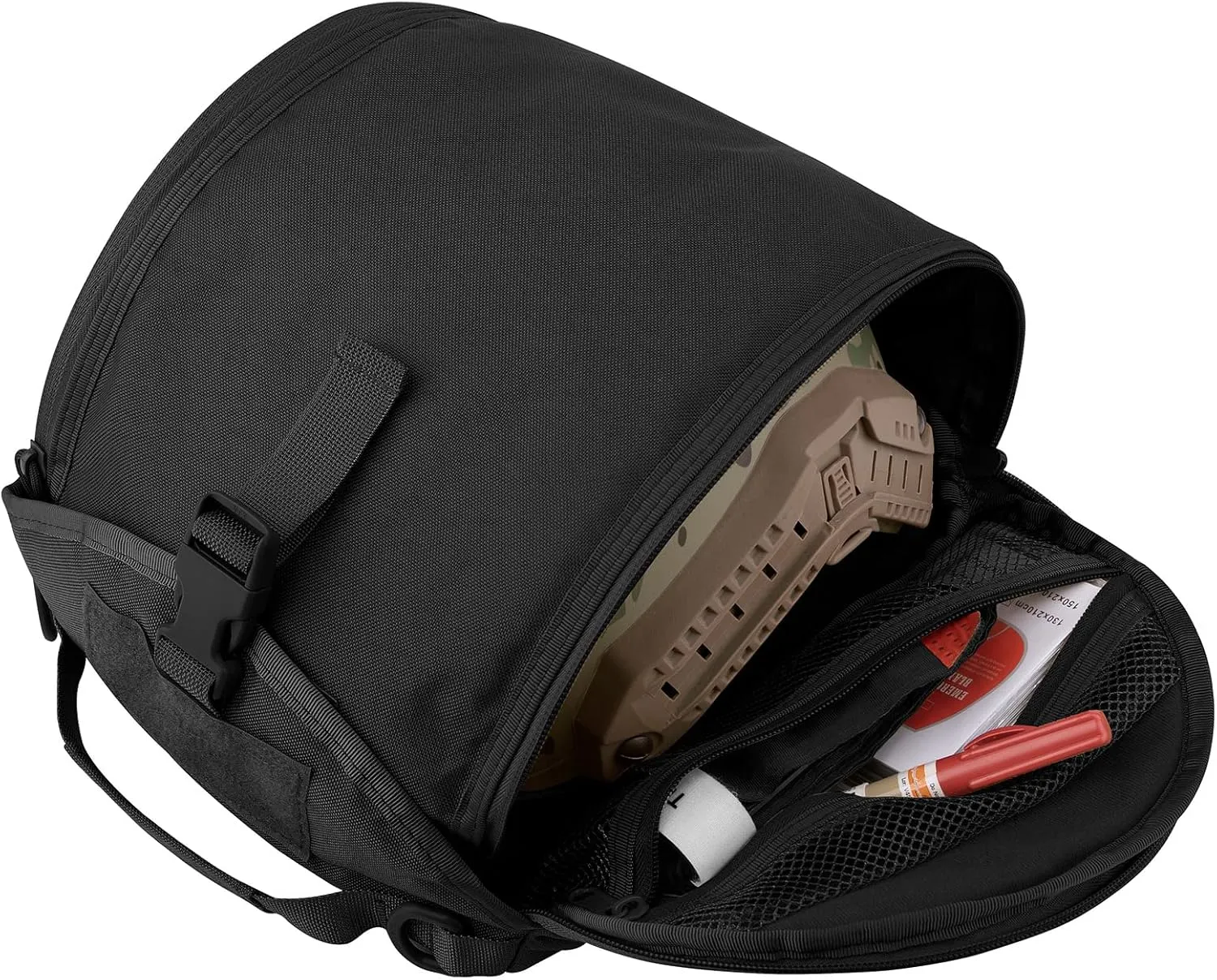 Tactical Helmet Bag Pack,Multi-Purpose Molle Storage Military Carrying Pouch for Sports Hunting Shooting Combat Helmets. 