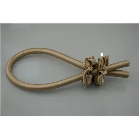 Tan silk hair curler