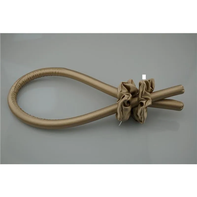 Tan silk hair curler