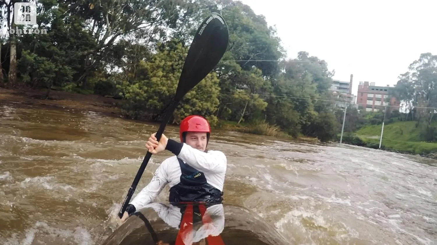 Tontron Sailonger Adult Full Cut Whitewater Kayaking Rafting Paddling Watersports Helmet