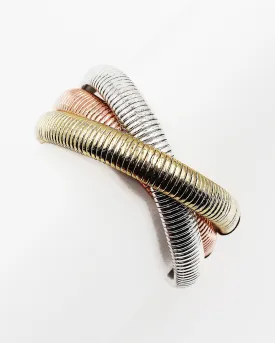 Triple Layered Metal Wire Bracelet