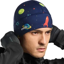 TSLA Men and Women Thermal Fleece Skull Cap, Winter Ski Cycling Under Helmet Liner, Running Beanie Hat