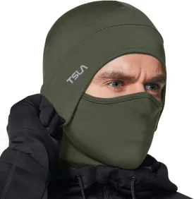 TSLA Men and Women Thermal Fleece Skull Cap, Winter Ski Cycling Under Helmet Liner, Running Beanie Hat