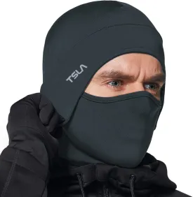TSLA Men and Women Thermal Fleece Skull Cap, Winter Ski Cycling Under Helmet Liner, Running Beanie Hat