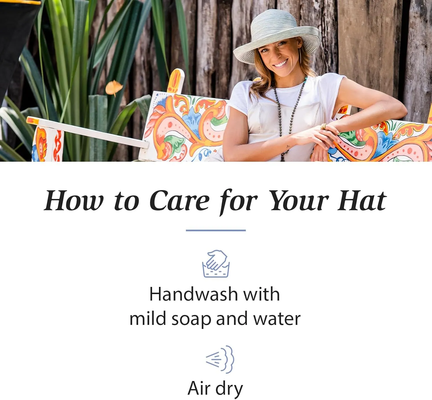 Wallaroo Hat Company Womens Sydney Sun Hat - UPF 30  Sun Protection, Packable, Adjustable, Medium - Beach, Travel, Wide Brim