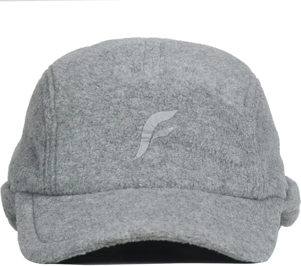 Womens Athletic Winter Hat with Ponytail Hole - Fleece Running Hat for Womens