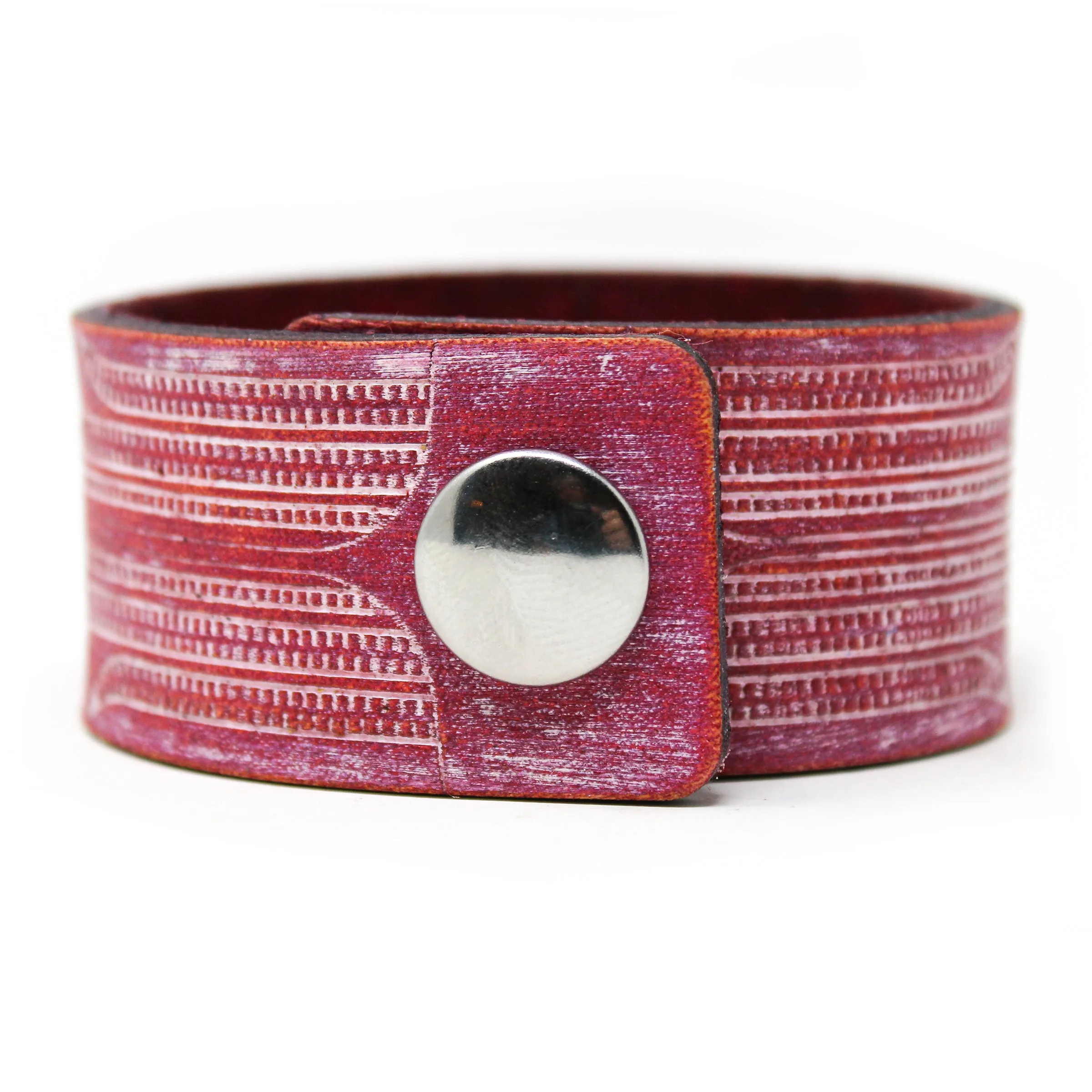 Women's Leather Cuff - Texas Tulip Cuff